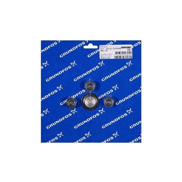 Pump Repair Parts- Kit, valve/diaphragm DME/S8 PP/E/C, DME Series.